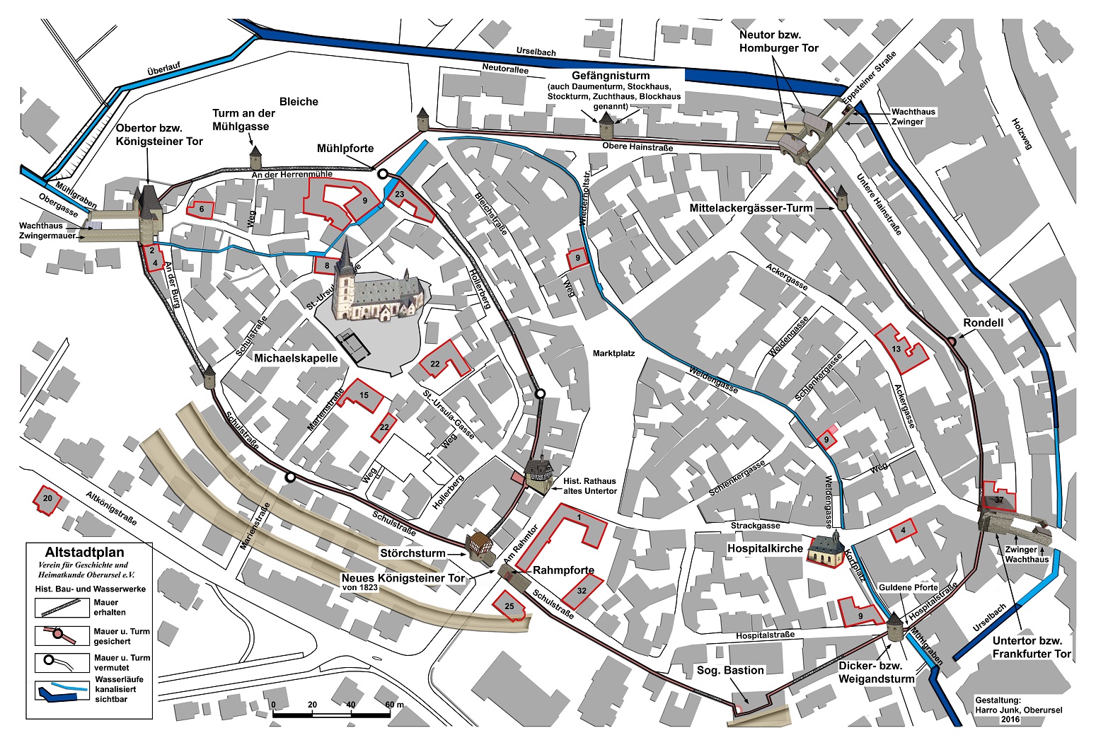 Plan Oberurseler Altstadt