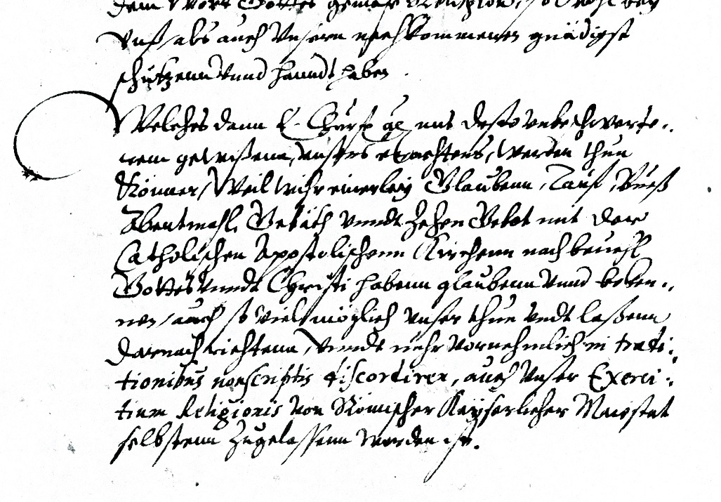 Bittschrift der Urseler Bürger